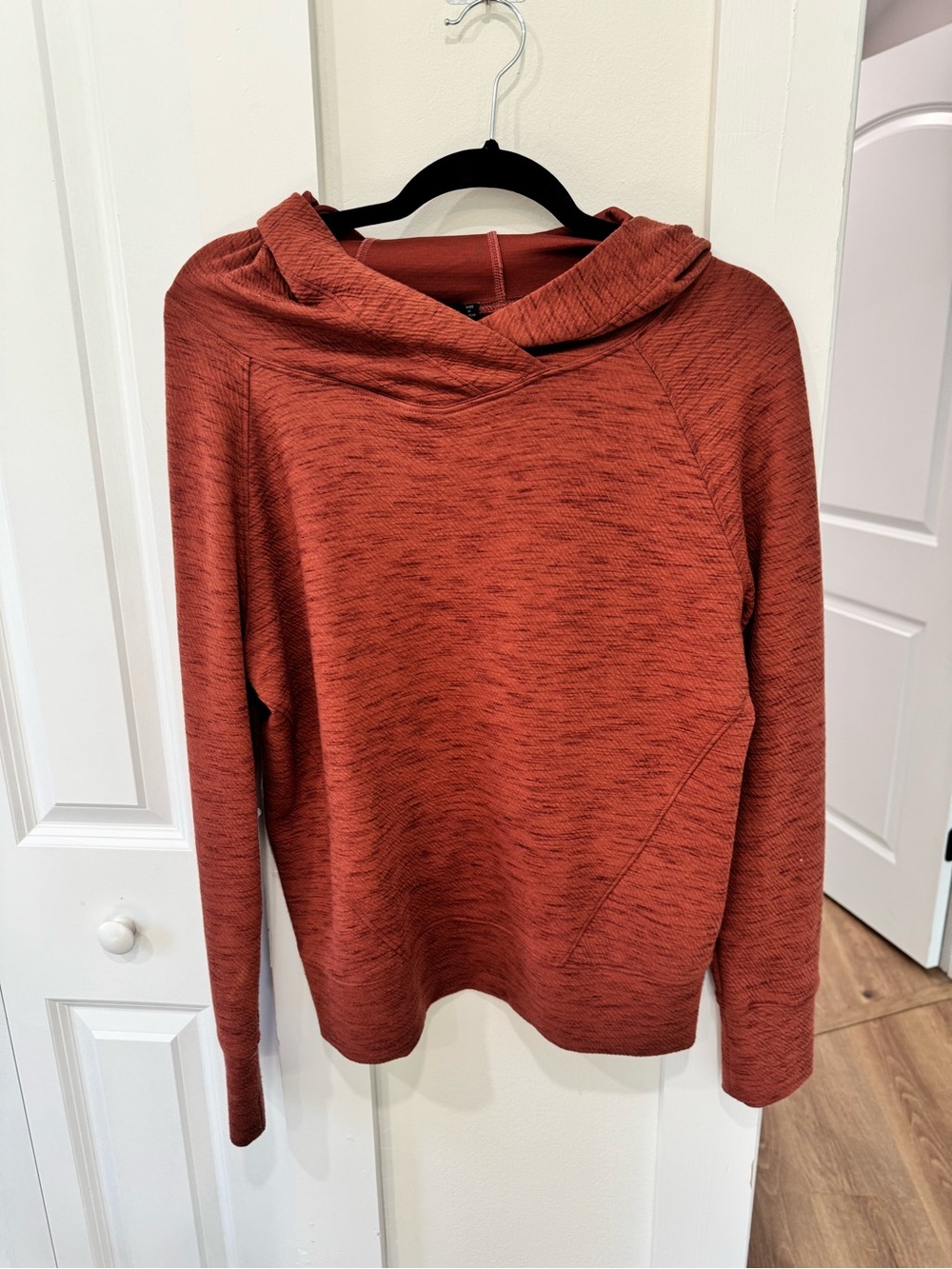Prana Women's Rust Marled Cowl Neck Pullover